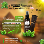 Pack Promo Corps Raffermi - Huile au Kigelia + Tisane + Vanille