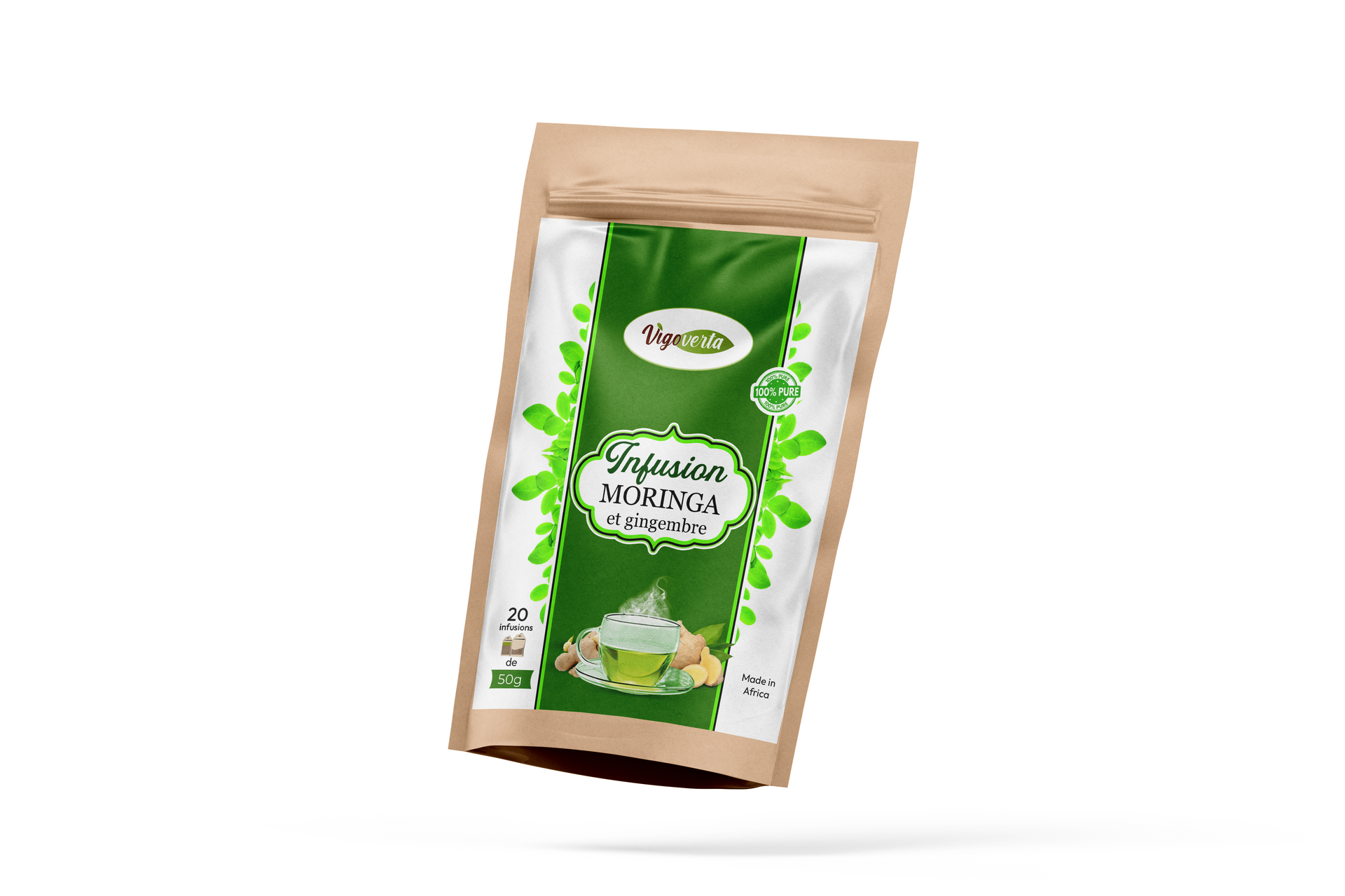infusion Moringa et Gingembre