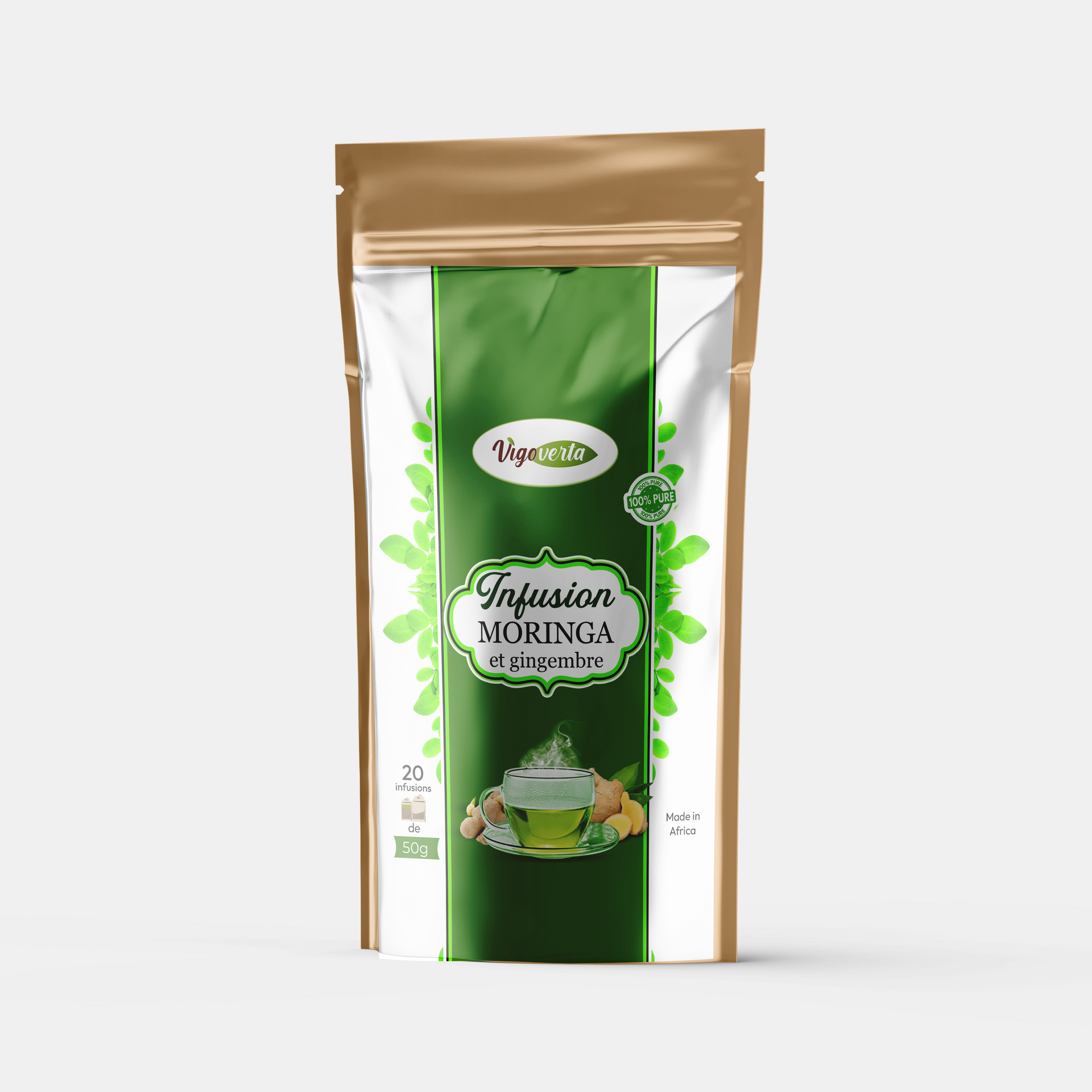 infusion Moringa et Gingembre